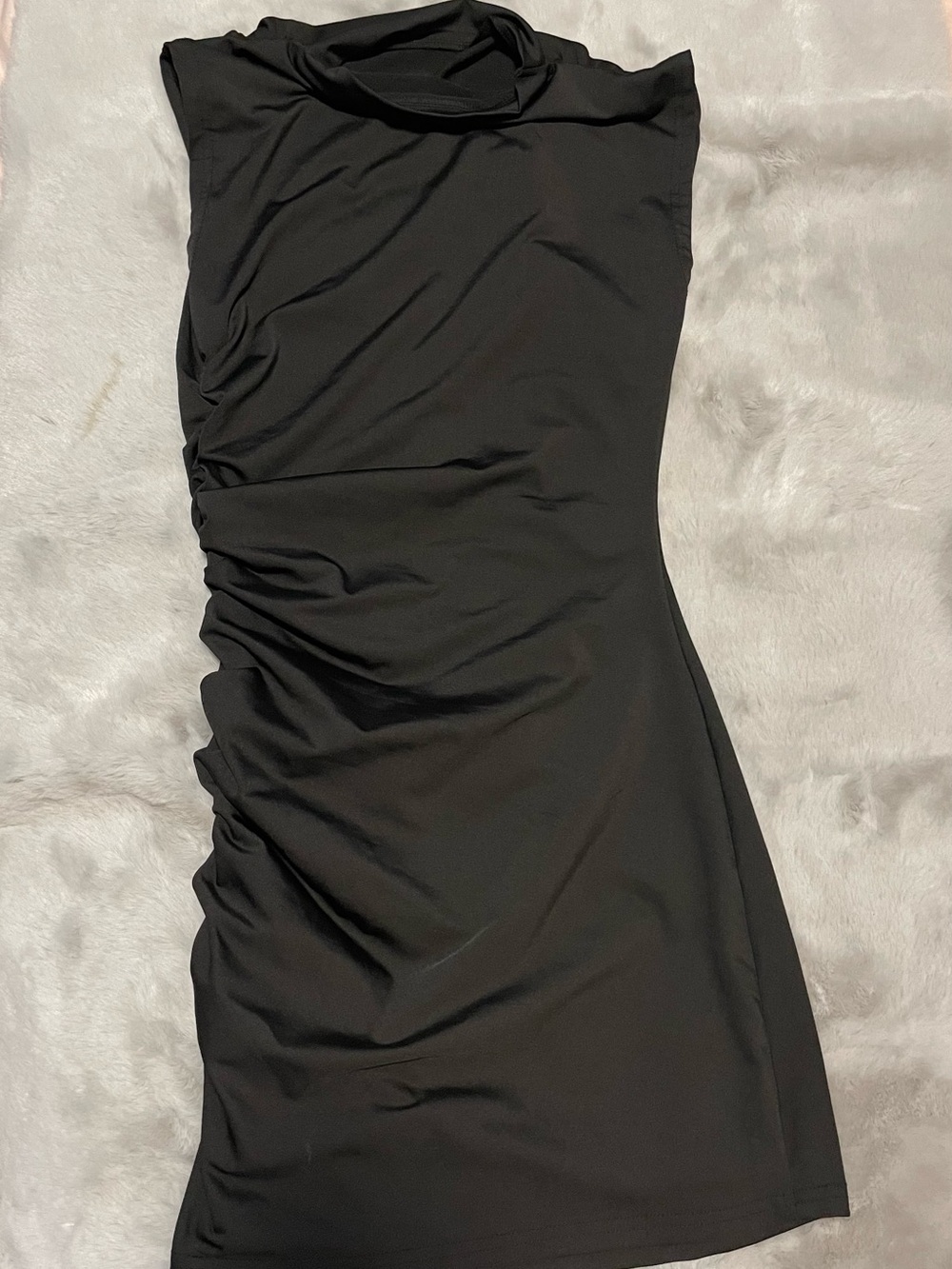 SHEIN Black Sleeveless Mini Bodycon Dress - Picture 5 of 6
